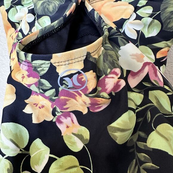 Hurley Womens's UPF 50+ Sun Protection Floral One Piece Swimsuit XXL - Picture 5 of 8